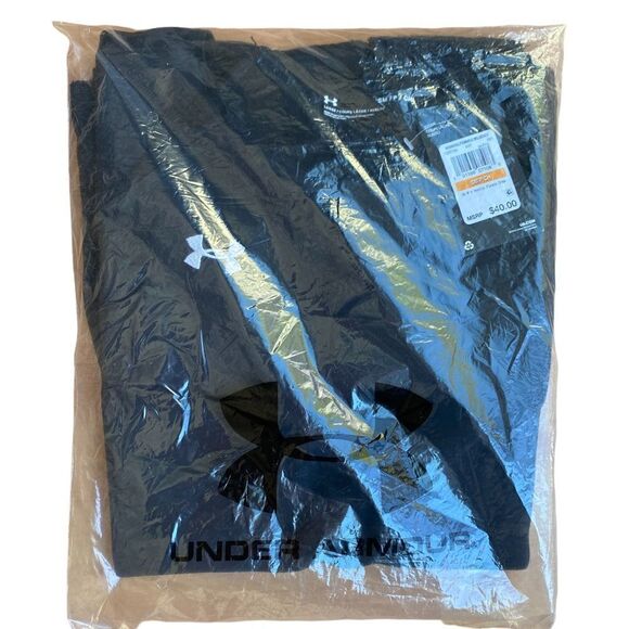 Under Armour Hustle Fleece Crew Sweatshirt Women’s Sz S Navy NWT - Picture 5 of 6